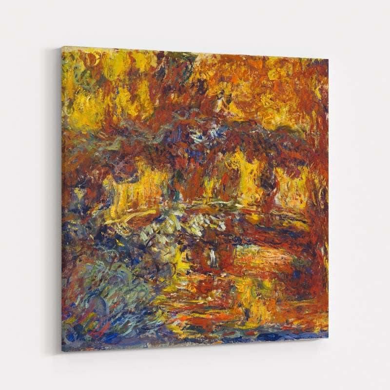 The Japanese Footbridge 1920-1922 by Claude Monet wall art