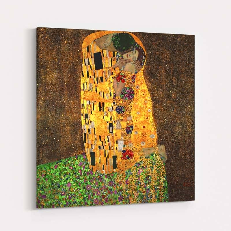 The Kiss by Gustav Klimt wall art