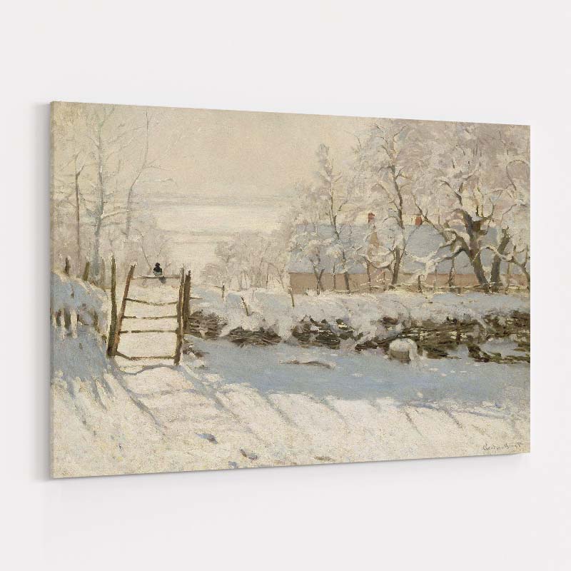 The Magpie 1869 by Claude Monet wall art