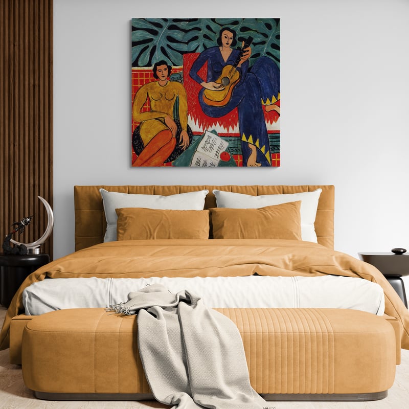 The Music (La Musique) by Henri Matisse wall art from Glam Wall Art