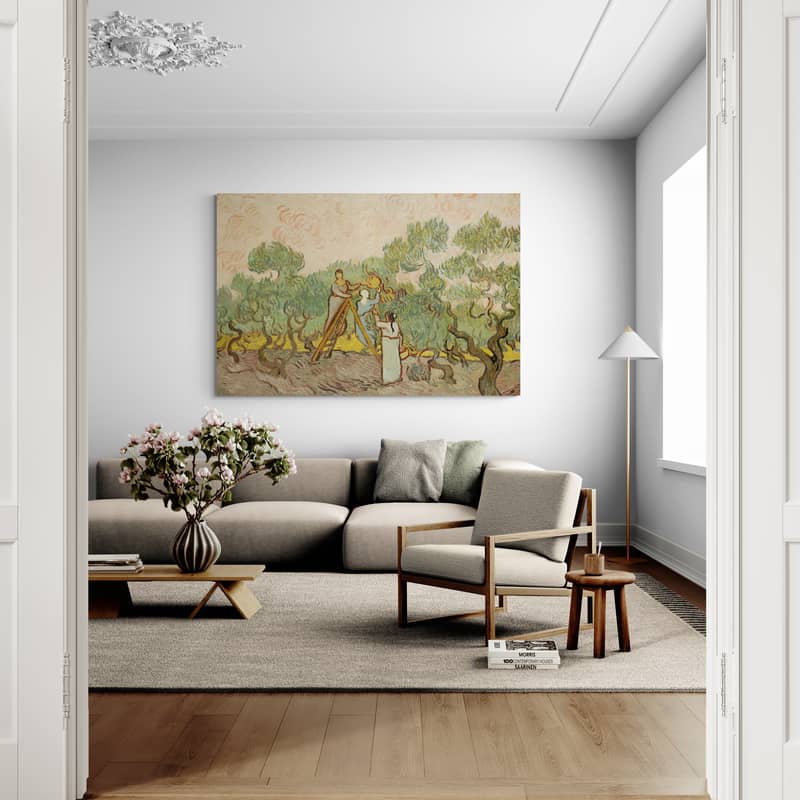 The Olive Orchard 1889 by Vincent Van Gogh wall art from Glam Wall Art