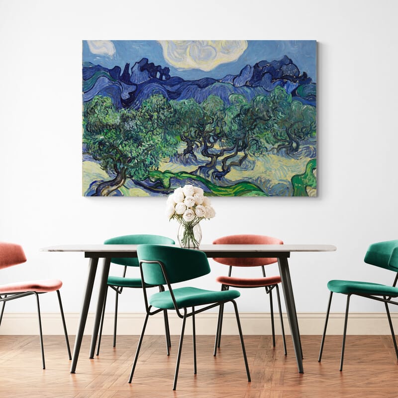 The Olive Trees 1889 by Vincent Van Gogh wall art from Glam Wall Art