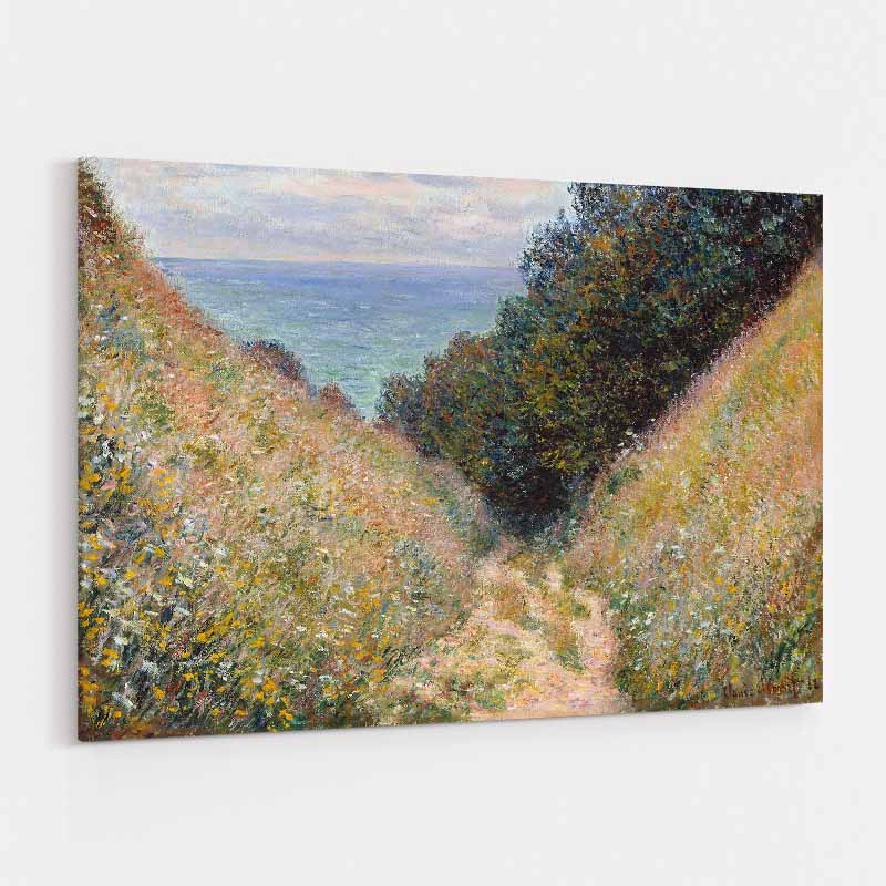 The Path at La Cavee, Pourville 1882 by Claude Monet wall art