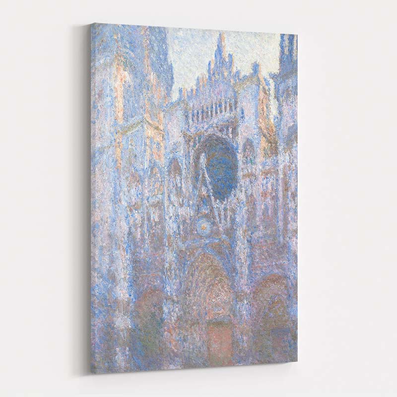 The Portal of Rouen Cathedral in Morning Light 1894 by Claude Monet wall art