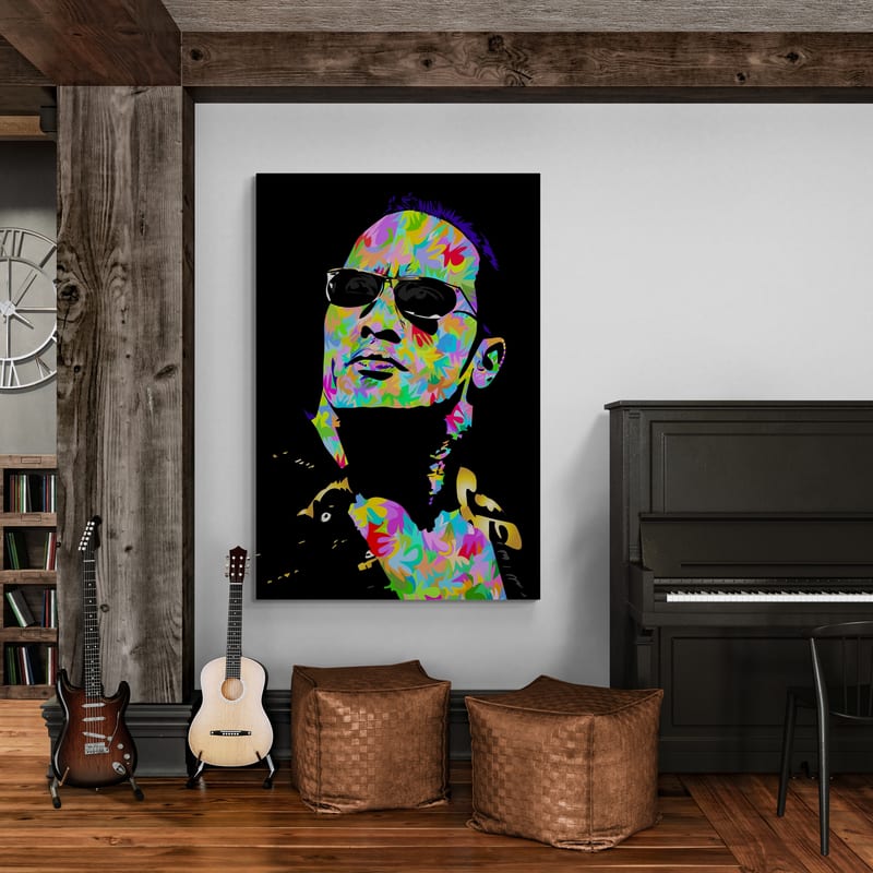 The Rock 2024 by Technodrome1 wall art from Glam Wall Art