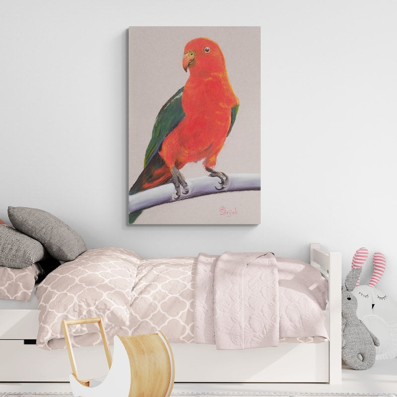 The Royal Gaze by Marina Strijakova wall art in a kids room
