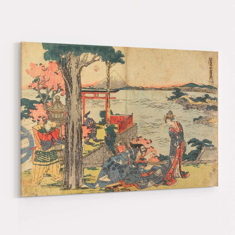The Storehouse of Loyal Retainers by Katsushika Hokusai wall art