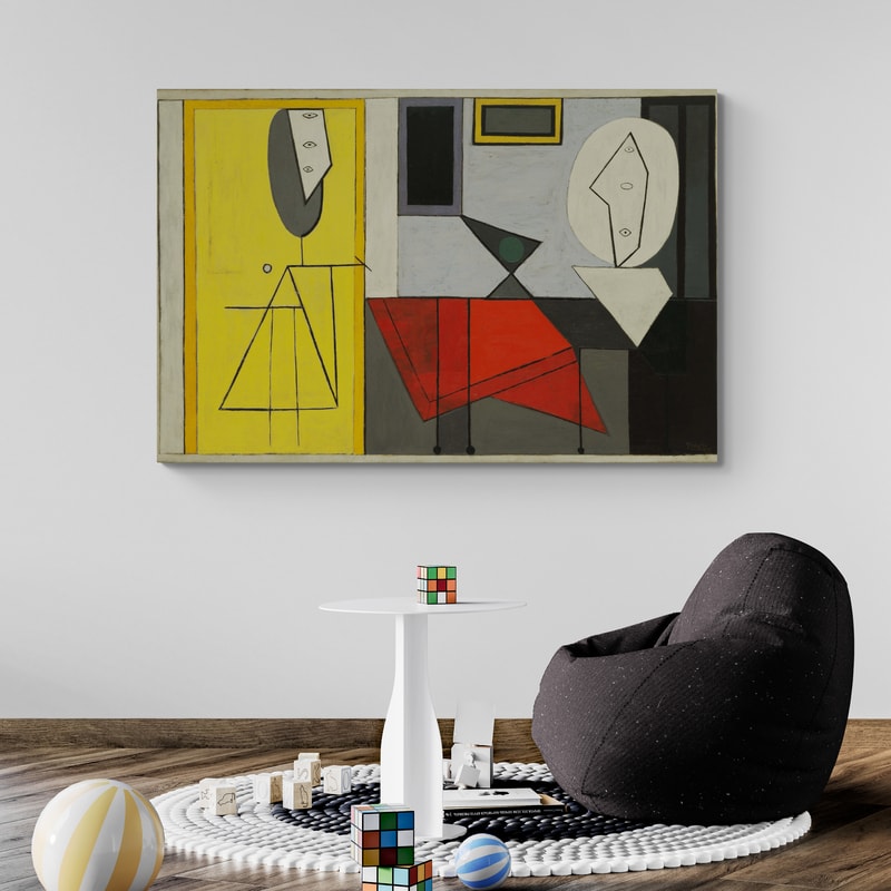 The Studio by Pablo Picasso wall art from Glam Wall Art