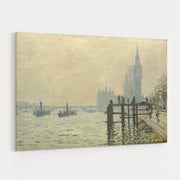 The Thames at Westminster 1871 by Claude Monet wall art