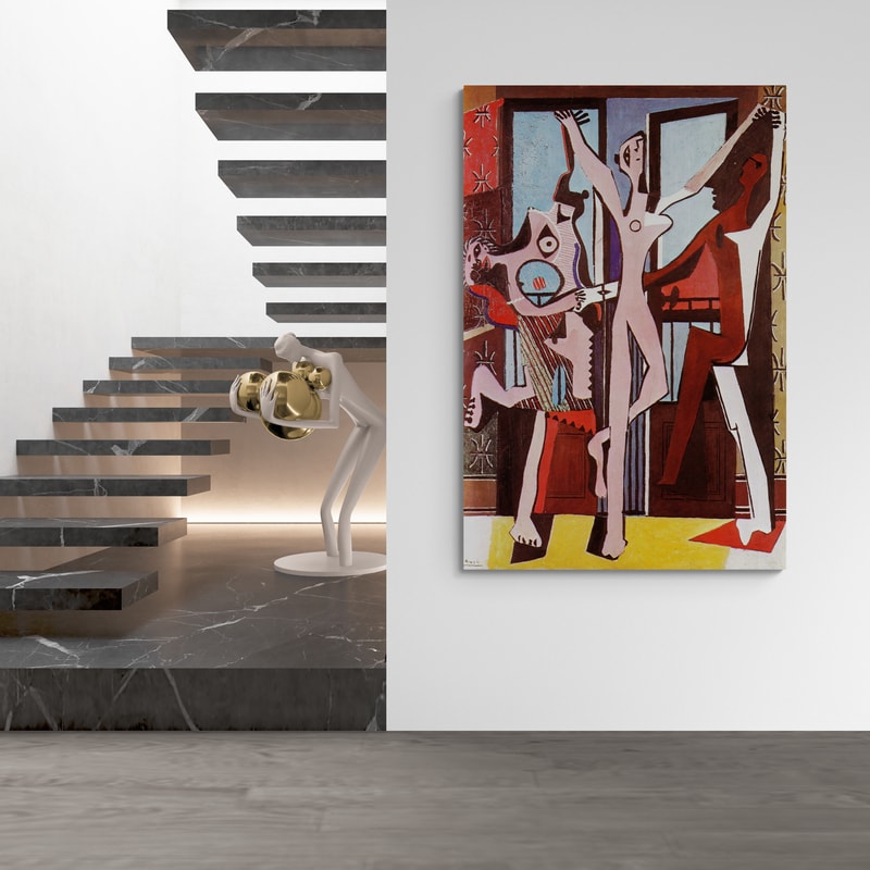 The Three Dancers by Pablo Picasso wall art from Glam Wall Art