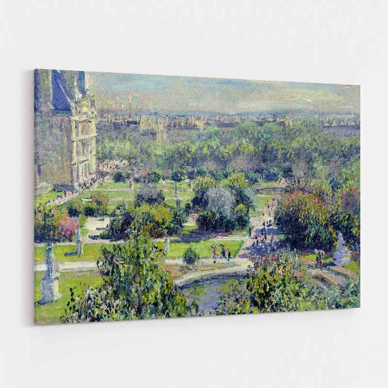 The Tuileries 1876 by Claude Monet wall art