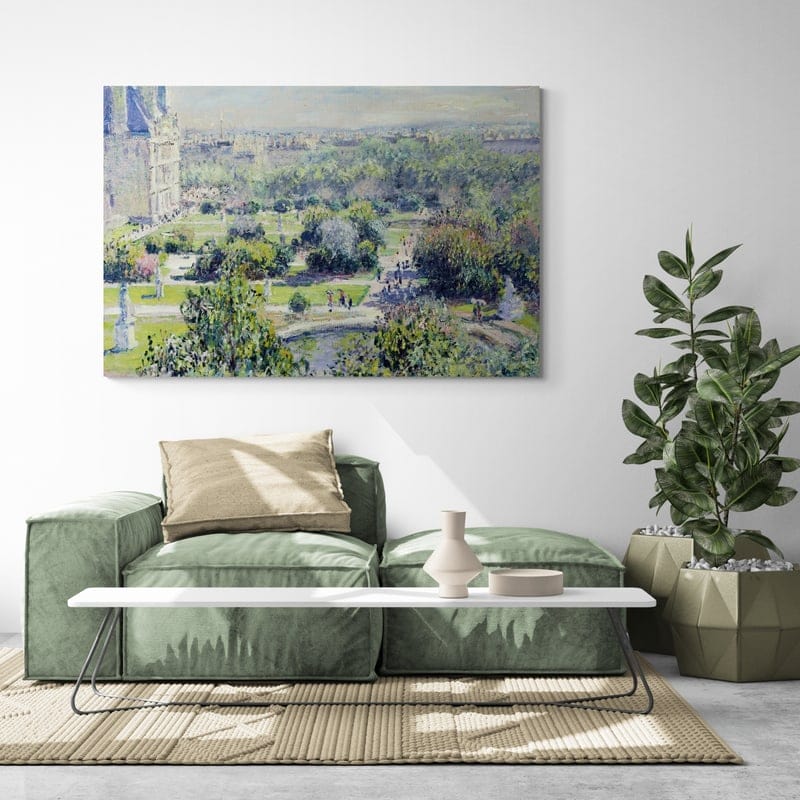 The Tuileries 1876 by Claude Monet wall art from Glam Wall Art