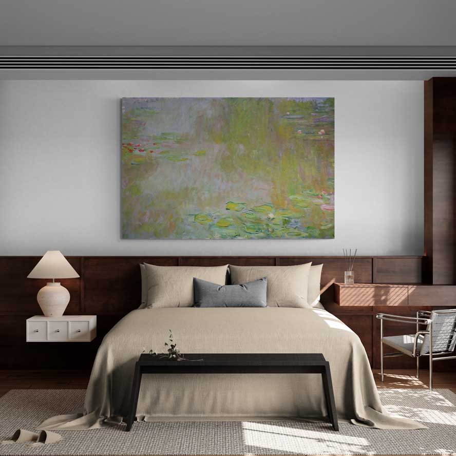 The Water-Lilies Pond 1917-1919 II by Claude Monet wall art from Glam Wall Art