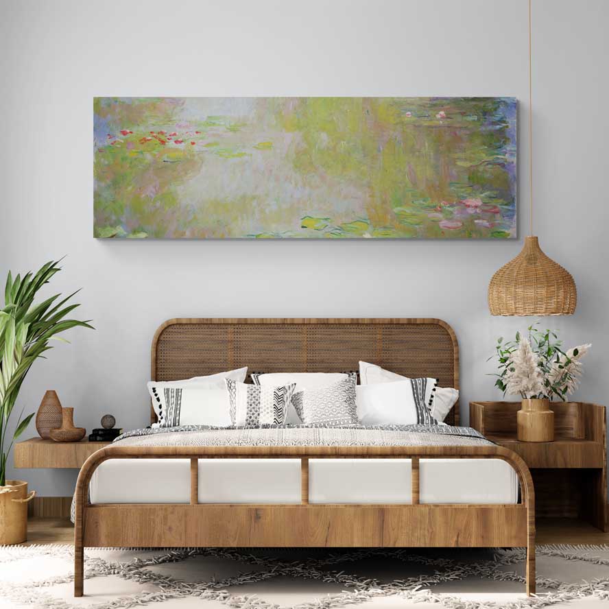 The Water-Lilies Pond 1917-1919 by Claude Monet wall art from Glam Wall Art