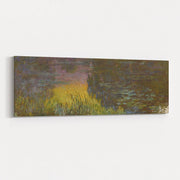 The Water Lilies - Setting Sun 1915-1926 by Claude Monet wall art