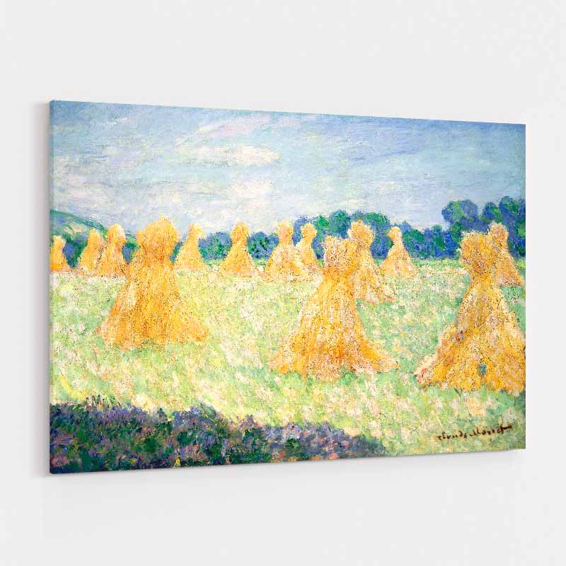 The Young Ladies of Giverny, Sun Effect 1894 by Claude Monet wall art