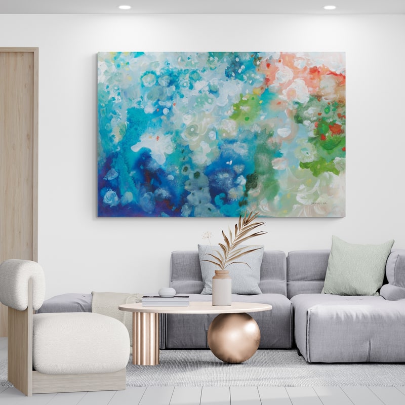 Tidepool Sparkle by Danhui Nai wall art from Glam Wall Art