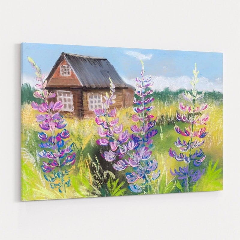 Time for Lupins by Marina Strijakova wall art