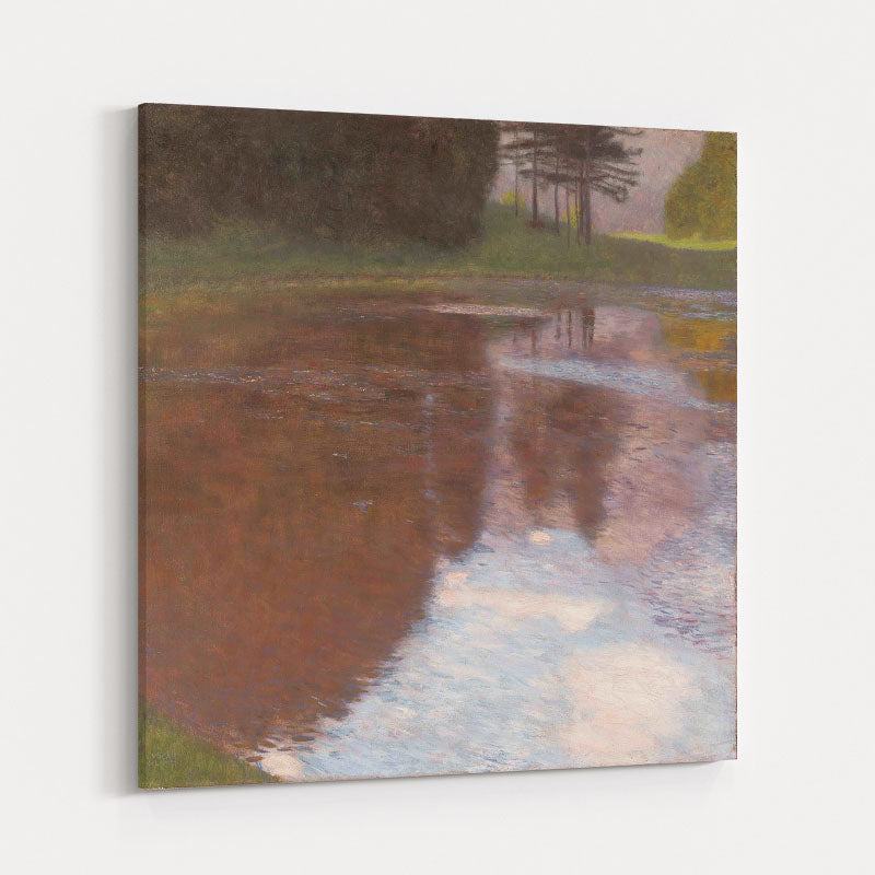 Tranquil Pond, Egelsee near Golling, Salzburg by Gustav Klimt wall art