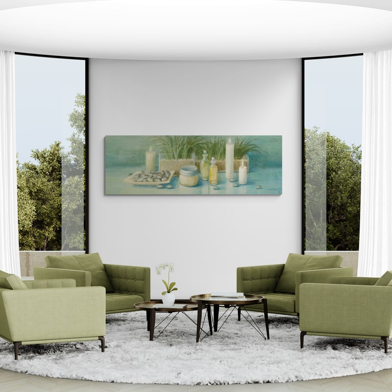 Tranquil Spa II by Danhui Nai wall art from Glam Wall Art