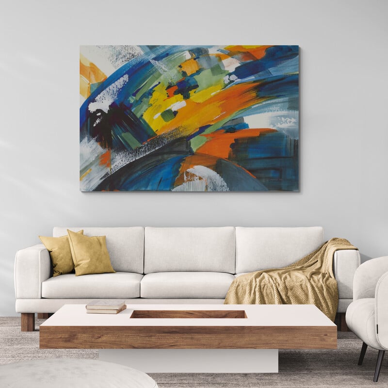 Trataka by Danhui Nai wall art in a living room