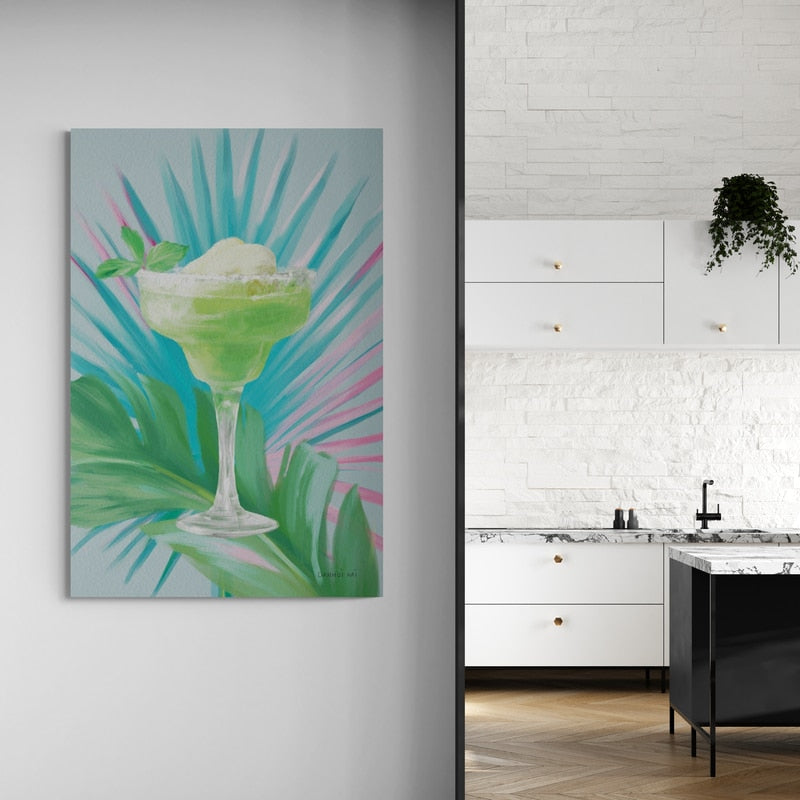 Tropical Cocktails III by Danhui Nai wall art from Glam Wall Art