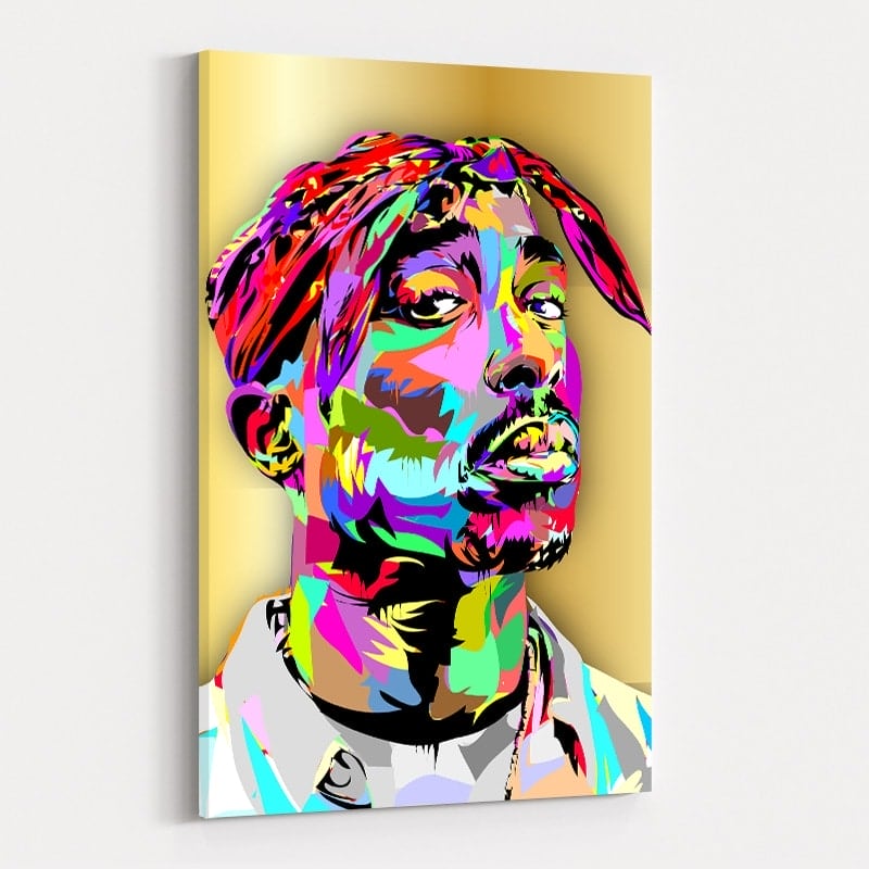 Tupac Orange 2024 by Technodrome1 wall art