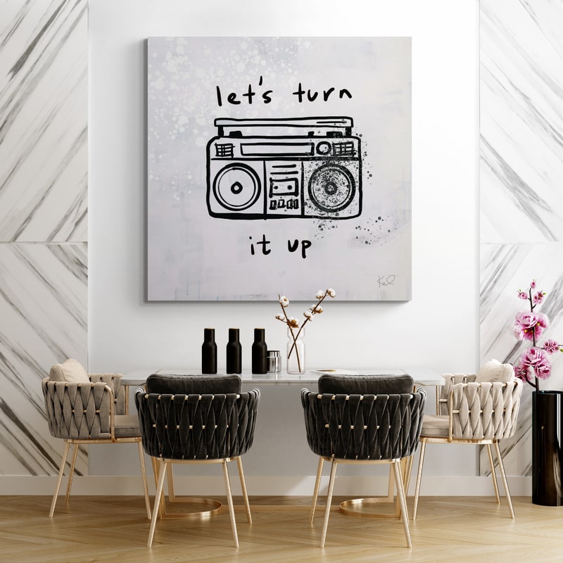Turn It Up I by Kent Youngstrom wall art from Glam Wall Art
