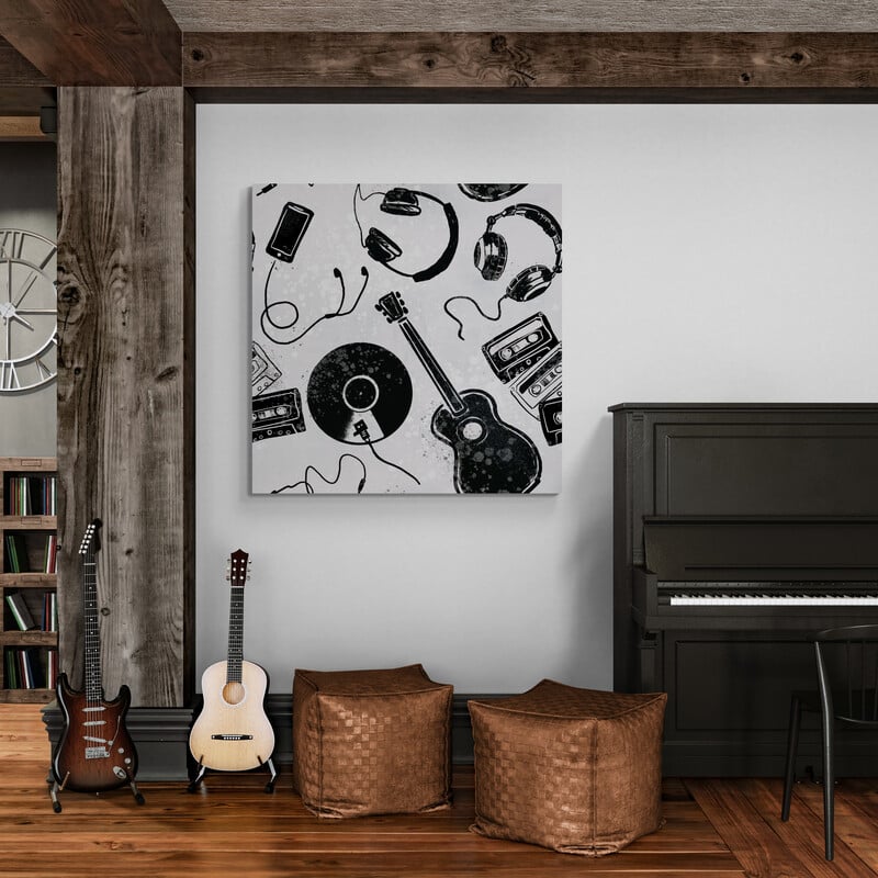 Turn It Up Pattern Ia by Kent Youngstrom wall art from Glam Wall Art