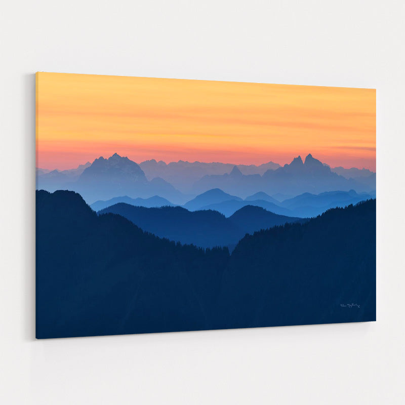 Twilight Over North Cascades by Alan Majchrowicz wall art