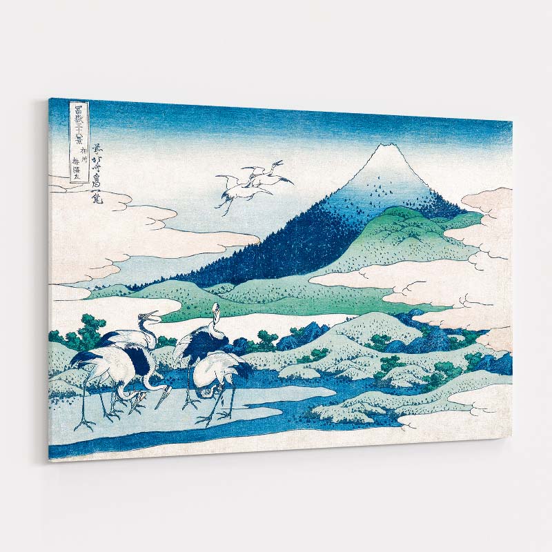 Umezawa Manor in Sagami Province by Katsushika Hokusai wall art
