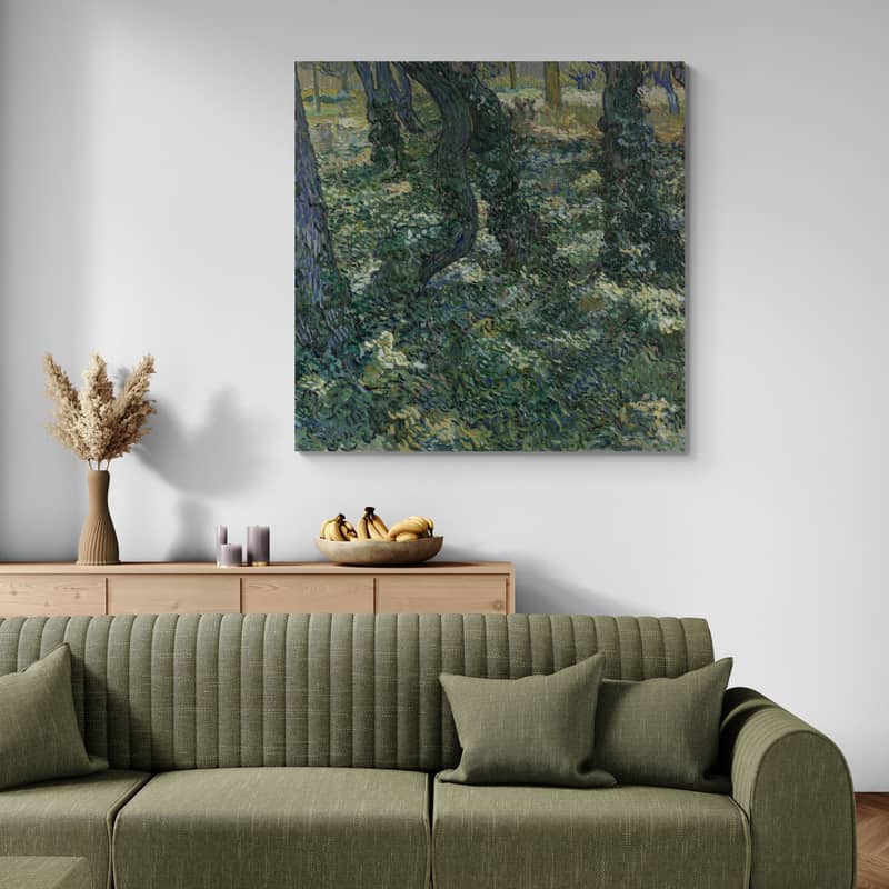 Undergrowth with Ivy 1889 II by Vincent Van Gogh wall art from Glam Wall Art