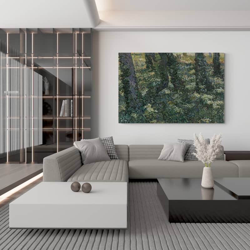 Undergrowth with Ivy 1889 by Vincent Van Gogh wall art from Glam Wall Art