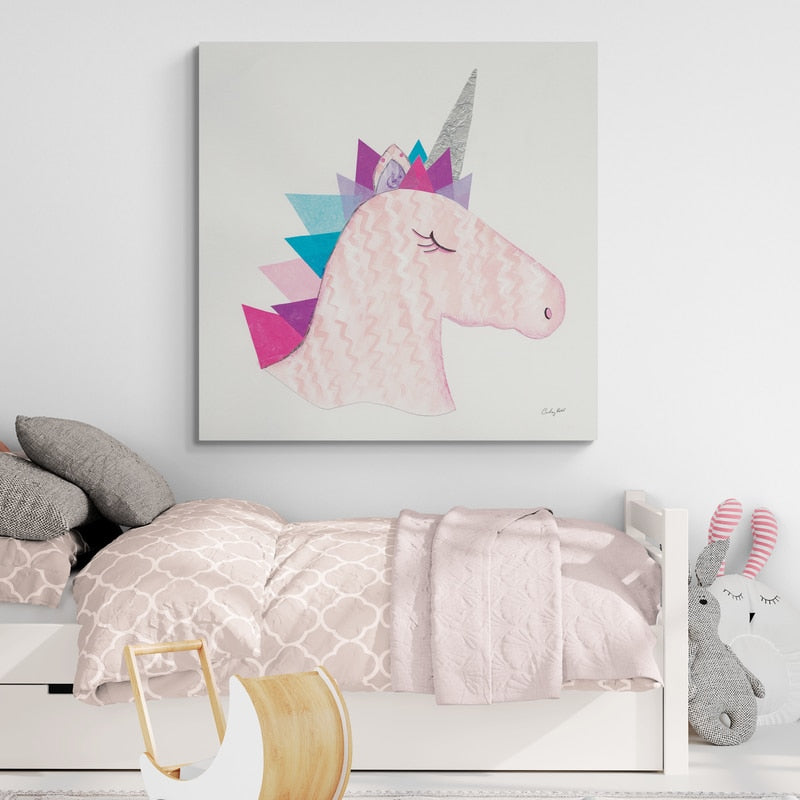 Unicorn Power I by Courtney Prahl wall art from Glam Wall Art