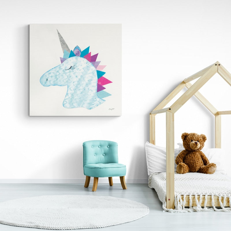 Unicorn Power II by Courtney Prahl wall art from Glam Wall Art