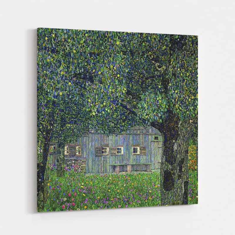 Upper Austrian Farmhouse by Gustav Klimt wall art