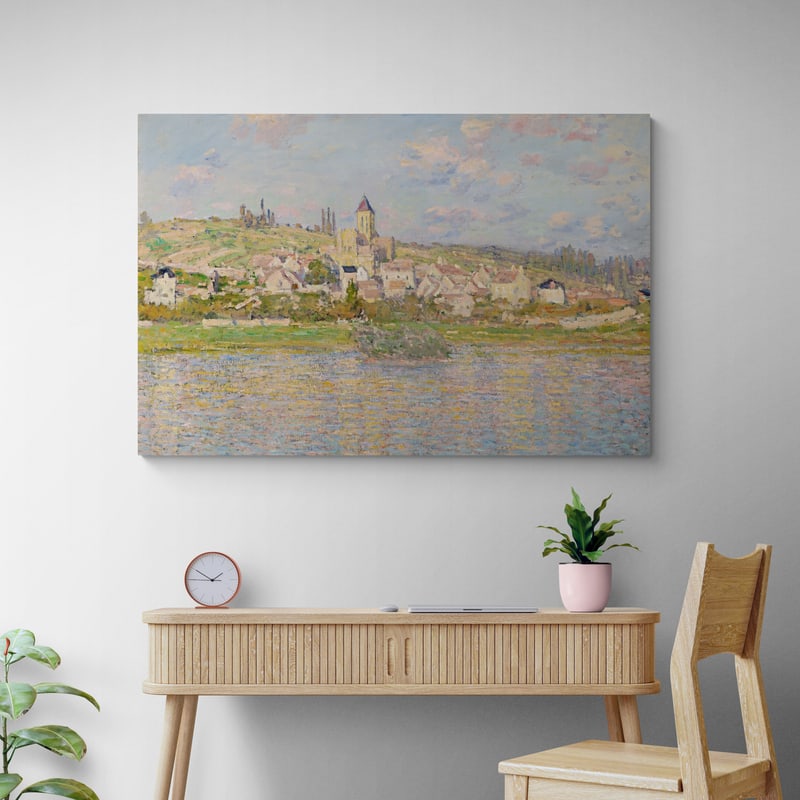 Vetheuil by Claude Monet wall art from Glam Wall Art