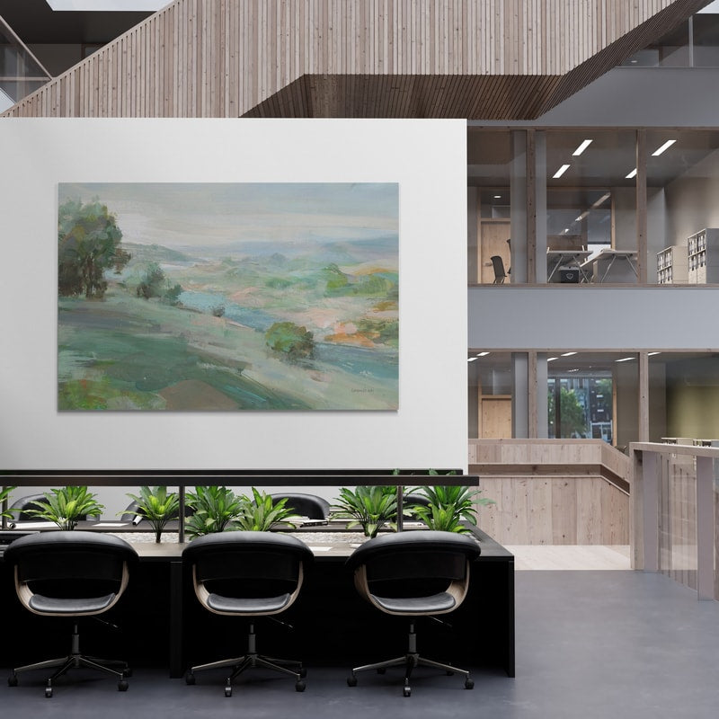 Valley In Sunshine by Danhui Nai wall art from Glam Wall Art