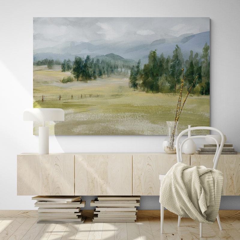 Valley Retreat by Danhui Nai wall art from Glam Wall Art