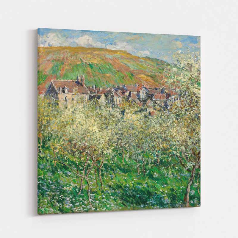Vetheuil, Flowering Plum Trees 1879 by Claude Monet wall art