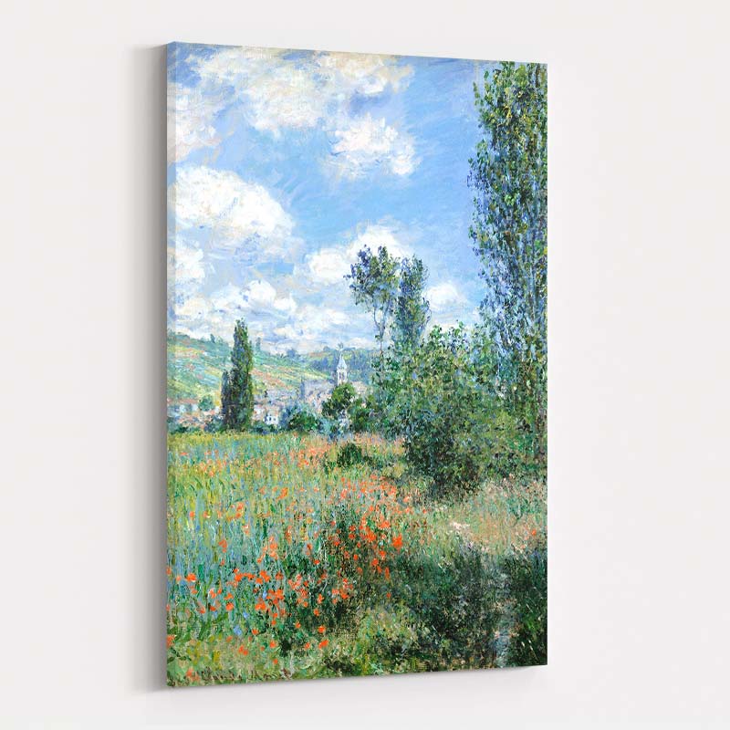 View of Vetheuil 1880 by Claude Monet wall art