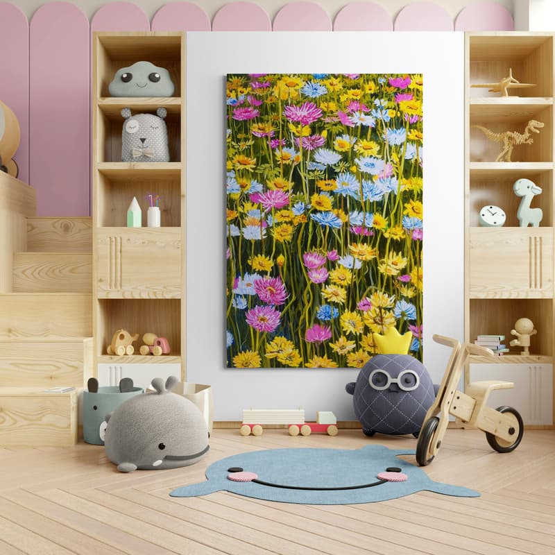 Wall of Flowers by Marina Strijakova wall art from Glam Wall Art