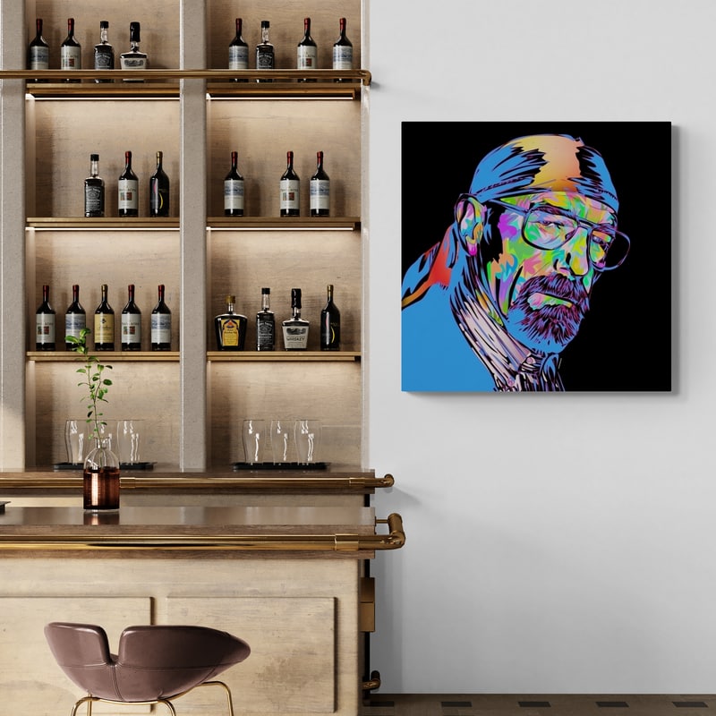 Walter White 2024 by Technodrome1 wall art from Glam Wall Art