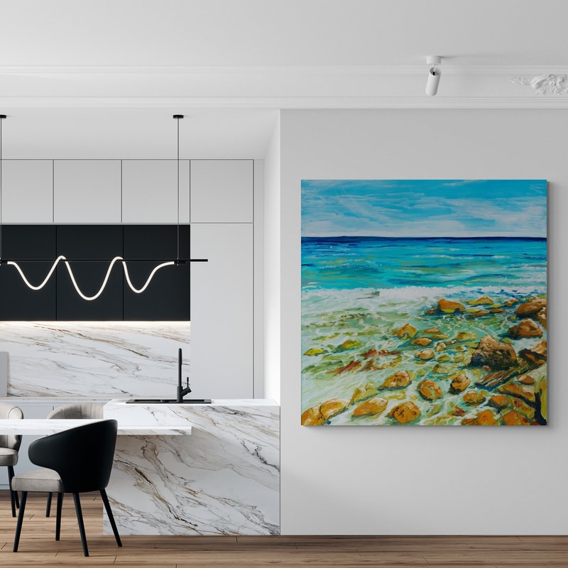 Watchin' the Tide by Marina Strijakova wall art from Glam Wall Art