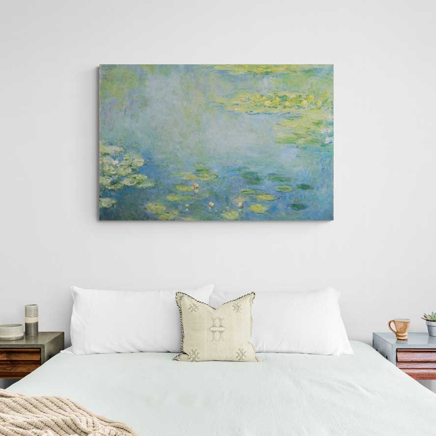 Water Lilies 1906-1907 by Claude Monet wall art from Glam Wall Art