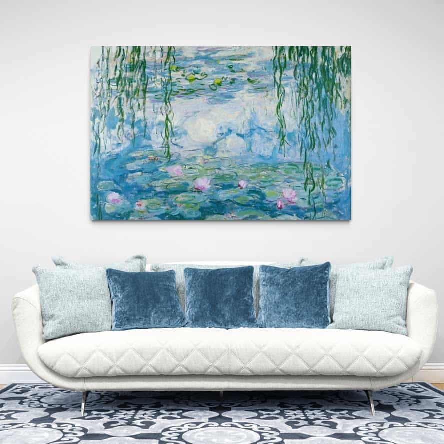 Water Lilies 1916-1919 II by Claude Monet wall art from Glam Wall Art