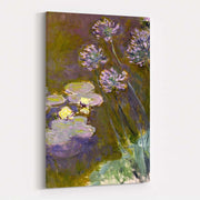 Water Lilies and Agapanthus 1923 II by Claude Monet wall art