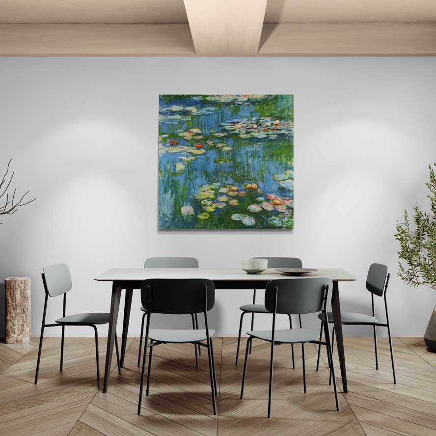 Water Lilies 1897-1899 by Claude Monet wall art from Glam Wall Art