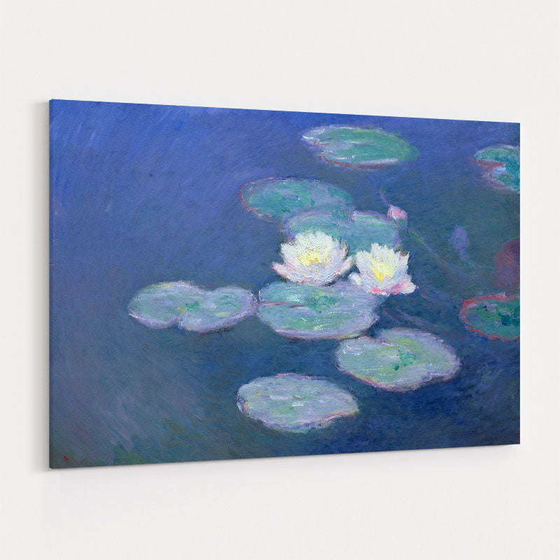 Water Lilies, Evening Effect 1897-1898 by Claude Monet wall art