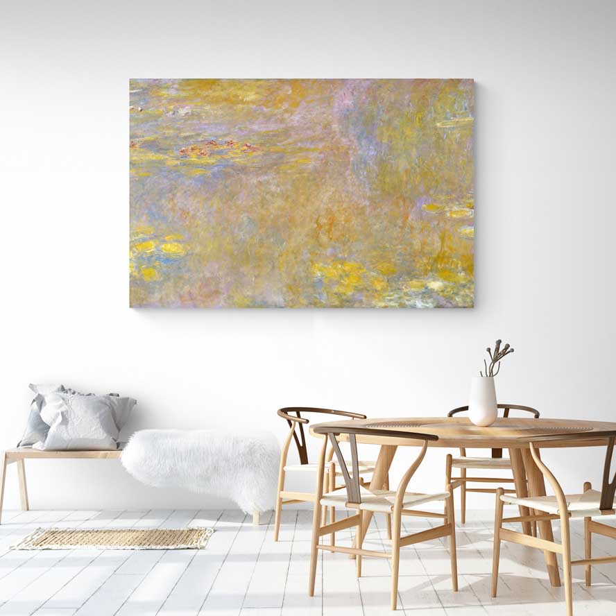 Water Lilies 1920-1926 by Claude Monet wall art from Glam Wall Art